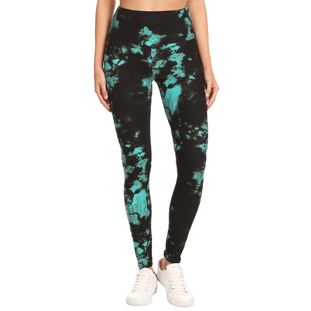 TIE DYE High Quality High Waist Lounge Leggings - Picture 1 of 8